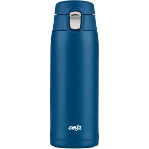 EMSA TRAVEL MUG light Thermobecher (dunkelblau, 0,4 Liter, Flip-Deckel)