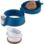 EMSA TRAVEL MUG light Thermobecher (dunkelblau, 0,4 Liter, Flip-Deckel)