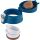 EMSA TRAVEL MUG light Thermobecher (dunkelblau, 0,4 Liter, Flip-Deckel)