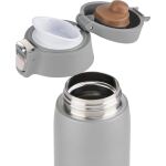 EMSA TRAVEL MUG light Thermobecher 0,4 Liter (silber, Flip-Deckel)