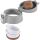 EMSA TRAVEL MUG light Thermobecher 0,4 Liter (silber, Flip-Deckel)