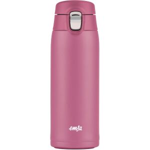 EMSA TRAVEL MUG light Thermobecher (rosa, 0,4 Liter, Flip-Deckel)