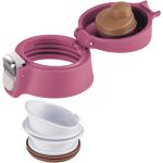 EMSA TRAVEL MUG light Thermobecher (rosa, 0,4 Liter, Flip-Deckel)