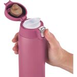 EMSA TRAVEL MUG light Thermobecher (rosa, 0,4 Liter, Flip-Deckel)