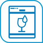 EMSA CLIP & CLOSE Frischhaltedose 3,7 Liter (transparent/blau, rechteckig, Großformat)