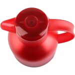 EMSA SAMBA Isolierkanne, 1 Liter (rot/transparent, QUICK PRESS Verschluss)
