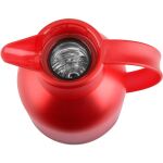 EMSA SAMBA Isolierkanne, 1 Liter (rot/transparent, QUICK PRESS Verschluss)