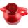 EMSA SAMBA Isolierkanne, 1 Liter (rot/transparent, QUICK PRESS Verschluss)