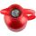EMSA SAMBA Isolierkanne, 1 Liter (rot/transparent, QUICK PRESS Verschluss)