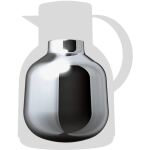 EMSA SAMBA Isolierkanne, 1 Liter (blau/transparent, QUICK PRESS Verschluss)