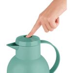 EMSA SAMBA Isolierkanne, 1 Liter (grün, QUICK PRESS Verschluss)
