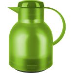 EMSA SAMBA Isolierkanne, 1 Liter (hellgrün/transparent, QUICK PRESS Verschluss)