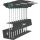 Wera 454/10 HF Set Imperial 2 Quergriff-Schraubendreher + Rack, 10-teilig (schwarz/grün, zöllig, mit Haltefunktion)