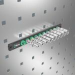 Wera Nuss-Magnetleiste B Deep 1 Steckschlüsseleinsatz-Satz 3/8" (schwarz/grün, 9?teilig)