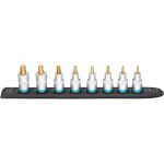 HAZET SmartRail 1/2" Steckschlüsseleinsatz-Satz Sechsrund, 8-teilig (schwarz, T20 - T60, kurz)