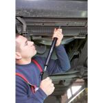 HAZET Ausblaspistole 9040LG-3/2, lang (schwarz/blau, mit Venturidüse, 90° Seitendüse)