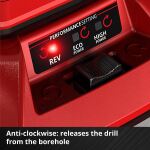 Einhell Professional Akku-Erdbohrer GP-EA 18/150 Li BL - Solo, 18Volt (rot, ohne Akku und Ladegerät)
