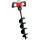 Einhell Professional Akku-Erdbohrer GP-EA 18/150 Li BL - Solo, 18Volt (rot, ohne Akku und Ladegerät)