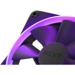 NZXT Europe F140 RGB Twin Pack 140x140x26 (schwarz, 2er Pack inkl. RGB & Fan Controller, 140 mm)