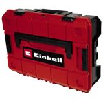 Einhell Systemkoffer E-Case S-F incl. grid foam (schwarz/rot, mit Rasterschaumstoffeinlage)