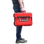 Einhell Systemkoffer E-Case S-F incl. grid foam (schwarz/rot, mit Rasterschaumstoffeinlage)