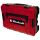Einhell Systemkoffer E-Case S-F incl. grid foam (schwarz/rot, mit Rasterschaumstoffeinlage)