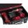Einhell Systemkoffer E-Case S-F incl. grid foam (schwarz/rot, mit Rasterschaumstoffeinlage)