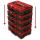 Einhell Systemkoffer E-Case S-F incl. grid foam (schwarz/rot, mit Rasterschaumstoffeinlage)