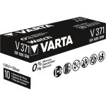 Varta Silberoxid-Knopfzelle 371 (silber, 10 Stück)