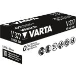 Varta Silberoxid-Knopfzelle 377 (silber, 10 Stück)