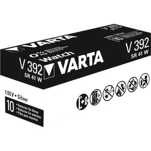 Varta Silberoxid-Knopfzelle 392 (silber, 10 Stück)