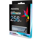 A-Data UE800 256 GB (aluminium (gebürstet), USB-C 3.2 (10 Gbit/s))
