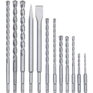 Einhell SDS Plus Meißel- & Bohrer-Satz, 12-teilig (Koffer)