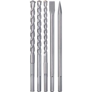 Einhell SDS Max Meißel- & Bohrer-Satz, 5-teilig (Koffer)