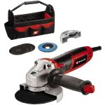 Einhell Winkelschleifer TC-AG 125/850 Kit (rot/schwarz, 850 Watt)