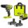 RYOBI ONE+ Akku-Schlagbohrschrauber R18PD5-220S, 18Volt (grün/schwarz, 2x Li-Ionen Akku 2,0Ah)