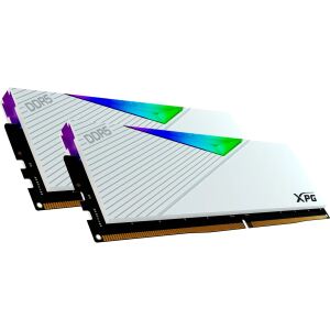 A-Data DIMM 32 GB DDR5-6000 (2x 16 GB) Dual-Kit (weiß, AX5U6000C3016G-DCLARWH, Lancer RGB, INTEL XMP)