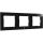 Shelly Wall Frame 3 (schwarz, für Wall Switch)