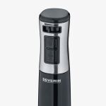 Severin Stabmixer SM 3772 (schwarz/edelstahl, 600 Watt, mit Zerkleinerer und Schneebesen)