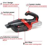 Einhell TE-HV 18/06 Li - Solo (rot/schwarz, ohne Akku und Ladegerät)