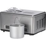 Severin 2-in-1 Eismaschine EZ 7406, mit Joghurtfunktion (edelstahl (gebürstet), für 2.000ml Eiscreme, 180 Watt Kompressor)