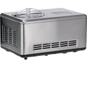 Severin 2-in-1 Eismaschine EZ 7405, mit Joghurtfunktion (edelstahl (gebürstet), für 2.000ml Eiscreme, 180 Watt Kompressor)