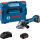 Bosch Power Tools Akku-Winkelschleifer GWS 18V-10 P Professional, Ø 125mm (blau/schwarz, 2x Li-Ionen Akku 5,0Ah, in L-BOXX)