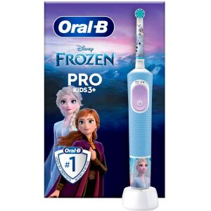 Oral-B Vitality Pro 103 Kids Frozen, Elektrische Zahnbürste (hellblau/weiß)