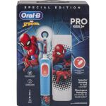 Oral-B Vitality Pro 103 Kids Spiderman mit Reiseetui, Elektrische Zahnbürste (blau/weiß)