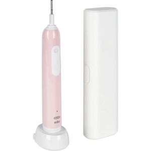 Procter & Gamble Pro 1 Cross Action Pink mit Reiseetui, Elektrische Zahnbürste (pink)