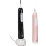Procter & Gamble Pro 1 Duo Cross Action mit 2. Handstück, Elektrische Zahnbürste (schwarz/pink)