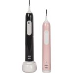 Procter & Gamble Pro 1 Duo Cross Action mit 2. Handstück, Elektrische Zahnbürste (schwarz/pink)