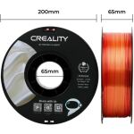 Creality CR-Silk PLA Filament Gold/Rot, 3D-Filament (1 kg, 1,75 mm, auf Rolle)