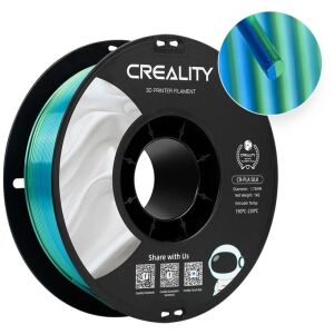 Creality CR-Silk PLA Filament Blau/Grün, 3D-Filament (1 kg, 1,75 mm, auf Rolle)